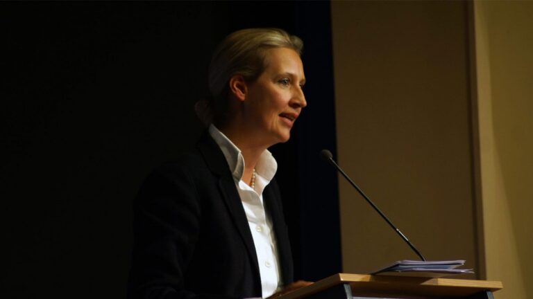 Dr. Alice Weidel am 16.1019 in Misburg